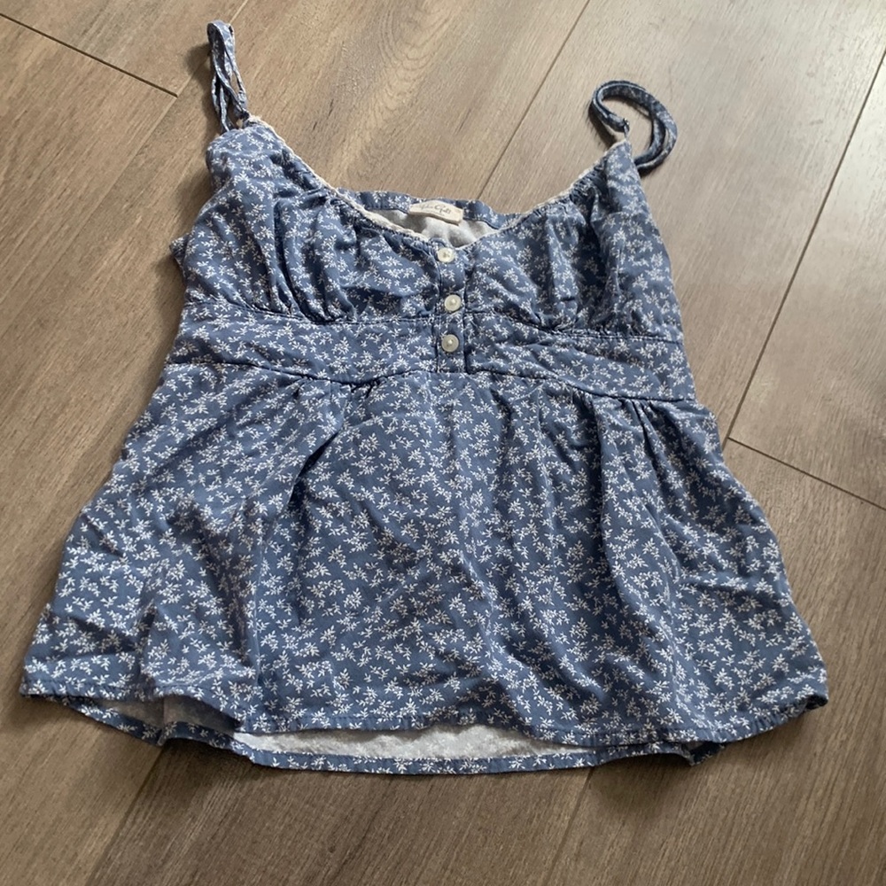 Floral Flowy crop top